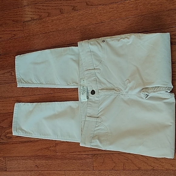 Abercrombie & Fitch Skinny Jeans Beige Sz 2 W26 - Picture 2 of 8